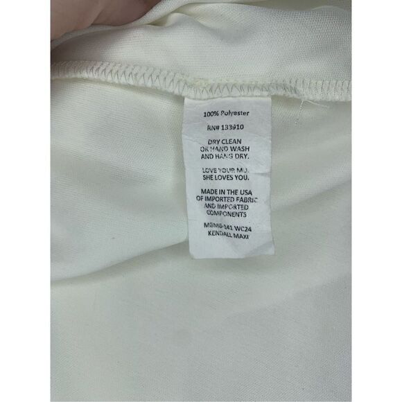 Show Me Your Mumu Women's Off-White Sleeveless Maxi Dress Size XL - Picture 4 of 4